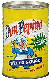 DON PEPINO PIZZA SAUCE, 15 OUNCE