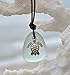 Handmade in the USA women’s sea glass necklace, women’s leather necklace, sea foam mint jewelry, FREE gift wrapping