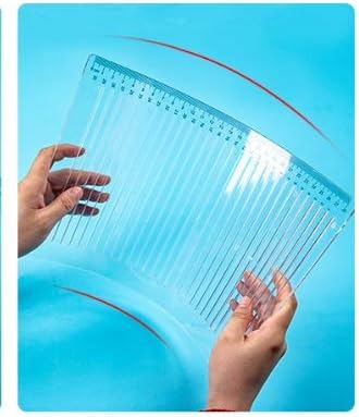 Transparent Soft Straight Ruler A4 Size Students Drawing Tool Plastic ...