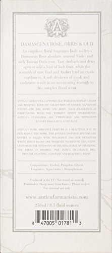 Antica Farmacista Damascena Rose, Orris and Oud Home Ambiance Perfume, 8.5 fl. oz.