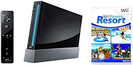 Amazon.com: Nintendo Wii Console Black (Renewed) : Videojuegos