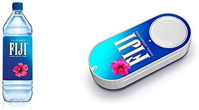 FIJI Natural Artesian Water, 50.7 Fl Oz (Pack of 12) + FIJI Water Dash Button