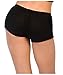 Sexy Yoga Booty Shorts Stretch Knit High Quality Pilates Zumba Skating KD dance, Black, Small