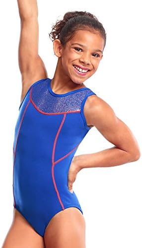 Shannon Miller exclusively by Alpha Factor All Around Leotard Royal Poly/Spandex Adult X-Small