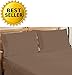 Elegant Comfort Bedding Luxury 4-Piece Bed Sheet Set 1500 Premier Hotel Quality Wrinkle Free with Deep Pockets, California King, Taupe