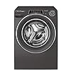 Candy-Rapido-RO16106DWMCRE-Free-Standing-Washing-Machine-WiFi-Connected-10-kg-Load-1600-rpm-Graphite Candy Rapido RO16106DWMCRE Freestanding Washing Machine, WiFi Connected, 10 kg Load, 1600 rpm, Graphite