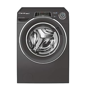 Candy Rapido RO16106DWMCRE Freestanding Washing Machine, WiFi Connected, 10 kg Load, 1600 rpm, Graphite