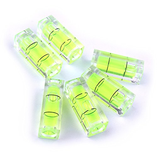 Atoplee Spirit Bubble Level Caravan Camping Outdoors Surface Leveler (rectangular prism,10pcs)