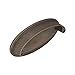 Amerock BP26126-WN Manor Cup Pull, 3-Inch Center, Weathered Nickel