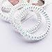 20pcs Spiral Hair Ties No Crease Coil Hair Ties Thin Colorful Hair Ties Waterproof Elastic Coil Hair Ties for Women Girls