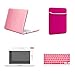TOP CASE - 4 in 1 Essential Bundle Matte Hard Case, Sleeve, Keyboard Cover, Screen Protector Compatible MacBook White 13