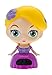 BulbBotz Disney Princess 2020886 Rapunzel Kids Light Up Alarm Clock | purple/yellow | plastic | 7.5 inches tall | LCD display | boy girl | official