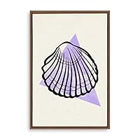 Framed Canvas Wall Art Modern Geometric Pattern Canvas Prints Home Artwork Decoration for Living Room,Bedroom - 16x24 inches