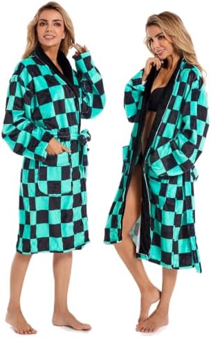 Amazon.com: Haydory Anime Bathrobe Robes Flannel Winter Lounge
