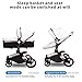 BABIFIS Baby Strollers 3 in 1 PU Leather Baby Carriage Eco-Friend Strong Light Baby Pram 0-4 Years Newborn Gifts D