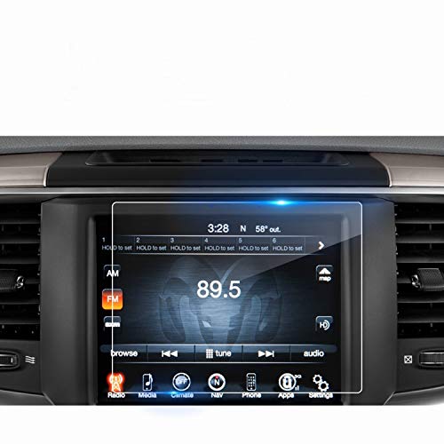 Dodge Challenger SRT 329 R/T Durango SRT 329 Dart Journey Durango 8.4-inch Info Center Touch Screen Protector, LFOTPP Tempered Glass Scratch-Resistant Replacement 8.4-inch Uconnect Screen