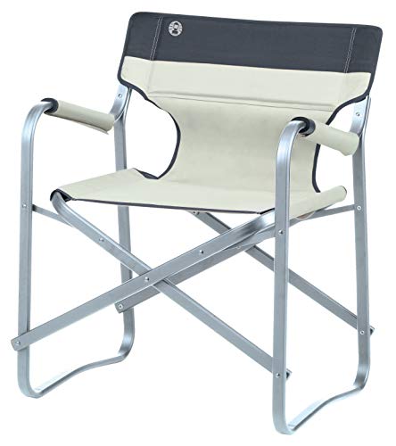 coleman portable deck chair with side table