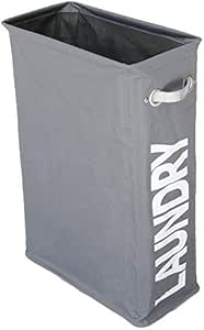 CUHAWUDBA Cesta de Lavandería de Oxford con Rueda Cesto de Lavandería