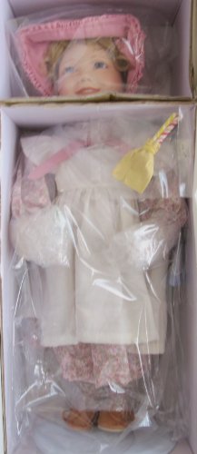 LITTLE HOUSE on The PRAIRIE Porcelain "CARRIE" INGALLS DOLL 14" by Artist Joan Ibarolle w SHIPPER (1993 ASHTON DRAKE)