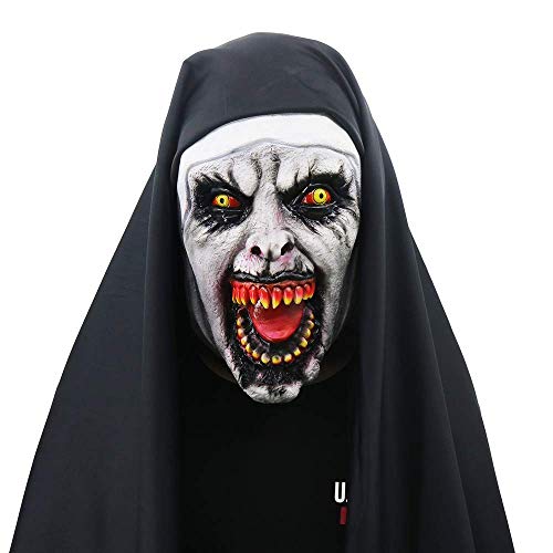 The nun devil valak mask halloween masks deluxe latex scary full …