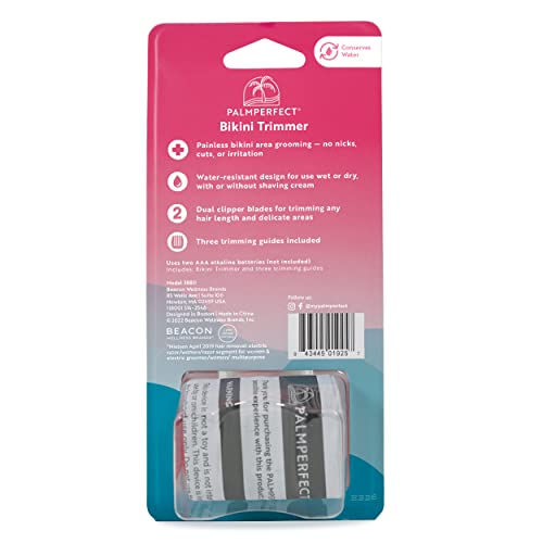 PALMPERFECT Bikini Trimmer for Women Wet & Dry Hair Trimmer with Dual