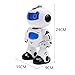 HANMUN Electronic RC Robot Learning Toys Xq16006 Toddler Intelligent Action Dancing Remote Control Robot Toys with Music Lights