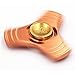 Alquar EDC Fidget Hand Spinner Pure Copper High Speed CNC Exquisitly Made, Spinning Time Up to 5 Minutes (Copper Style Tri)