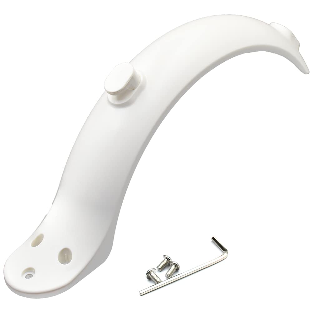 myBESTscooter - Rear Fender Mudguard Replacement For Xiaomi M365 Pro Electric Scooter (White)