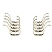 These Double Coat Hooks Bronze (5 Pack) Give You Style, Quality & Strength Throughout Your Home. Perfect Use includes Towel Hook, Peg Hooks, Door Hook & Wall Hooks