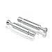 TOVOT 20 Pack Furniture Connecting Fittings w/Pre-Inserted Nuts & Dowels for Cabinet Drawer （12 mm x 15 mm (L x D) ）