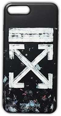 Off White OW Spoof Seeing Things Mobile Phone Case for Apple iPhone 7 | iPhone 8 Generation Black Colo
