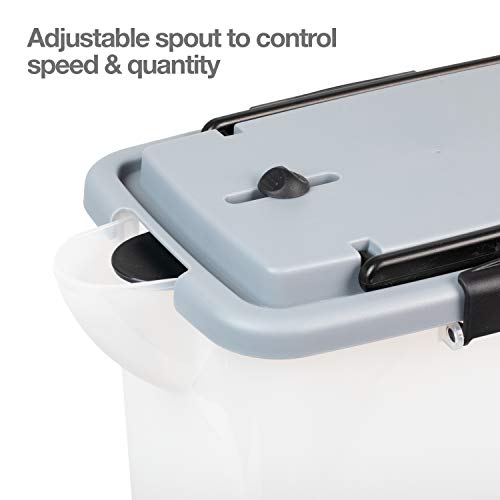 PetFusion BetterBin Portable Litter Storage Bin Container (16.5 x 11.7 x 19 lwh) Holds up to