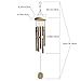 ABBLE 29“ Classic Aluminum Wind Chimes,5 Aluminum Alloy Tube and Wood Design, Durable and Hand Tuned, Music Collection for Outdoor Patio, Gift, Bronze