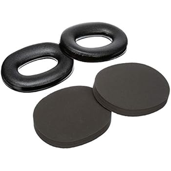 3M Personal Protective Equipment 3M PELTOR X4 Ear Muffs Replacement Cushions and Liners Designed Only for PELTOR X4 Series Over-the-Head Ear Muffs X4A or Hard Hat Attachment X4P3E, Noise Protection, 1 Pair/Pack, Black