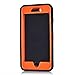 iPhone 6 Plus Case,Vodico iPhone 6s Plus Heavy Duty Protection Hybrid 4 in 1 High Impact Resistant Shockproof Rubber Defender Camo Cover with Belt Clip Holster&Built in Screen Protector-Tree Orange
