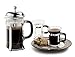 Chef's Star Premium 34oz French Coffee Press 2 Cups Set - french press coffee maker w/ Stainless Steel Plunger & Heat Resistant Glass