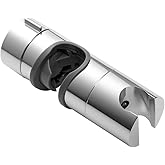 OFFO Shower Head Holder for Slide Bar Adjustable 0.71-1.00 in(18-25 mm) O.D, Adjustable Holder for Slide Bar Slider Clamp Bat