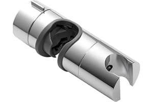 OFFO Shower Head Holder for Slide Bar Adjustable 18-25 mm(0.71-1.00 in) O.D, Adjustable Holder for Slide Bar Slider Clamp Bat