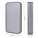 alavisxf xx CD Holder, 72 Capacity CD/DVD Case Holder Portable Wallet Storage Organizer Hard Plastic Protective Storage Holder for Car Travel(72 Capacity, Grey 72)