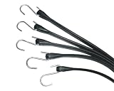 PROGRIP 717904 Multiple Size Natural Rubber Tarp Strap Assortment with S Hooks (Pack of 9)