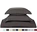 Duvet Cover for a Duvet Insert Comforter, Queen Size, Gray Charcoal Solid Color, 100% Double Brushed Microfiber Fabric 1800 Series Luxury Bedding Collection, Hypoallergenic, Most Cozy Comfortable Bedroom Set on Amazon, Basic 3-Piece Set Includes Silky Soft Duvet Cover with Pillow Shams, Supreme Quality Bed Linen Sale by Nestl Bedding