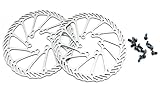 Gymforward HemeraPhit 2pcs Mountain Bike Rotors G3 Bicycle Brake Disc Stainless Steel Rotors with Free 12 Bolts
