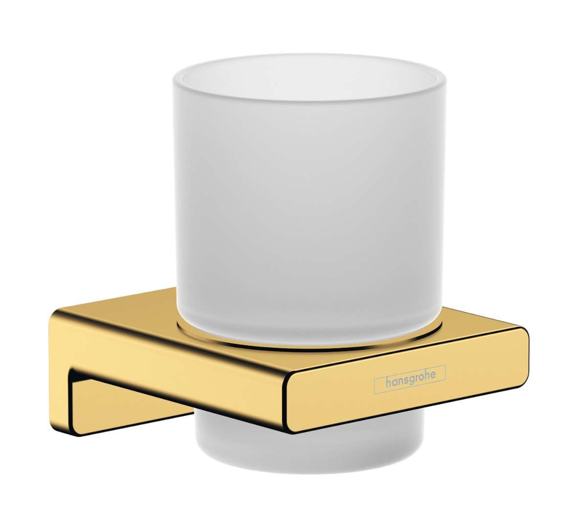 hansgrohe AddStoris Toothbrush tumbler, polished gold-optic, 41749990