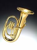 Gold Tuba Miniature Replica Magnet, Size 2 inch