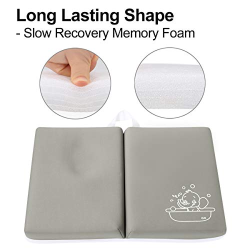 image for GameXcel Bath Knee Pad - 1.5inch Extra Thick Bath Kneeling Pad Non-Sli