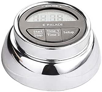 Temporizador magnético mecánico digital de cocina con alarma