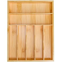 WUSHIZHUHUN Flatware Organizer Silverware Drawer