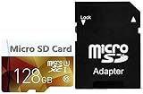 128GB sd Card microSDXC 90MB/s MicroSD Select Memory Card with Adapter