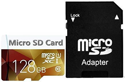 128GB sd Card microSDXC 90MB/s MicroSD Select Memory Card with Adapter