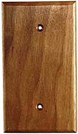 Sierra Lifestyles Traditional Switch Plate, 1 Blank, Black Walnut